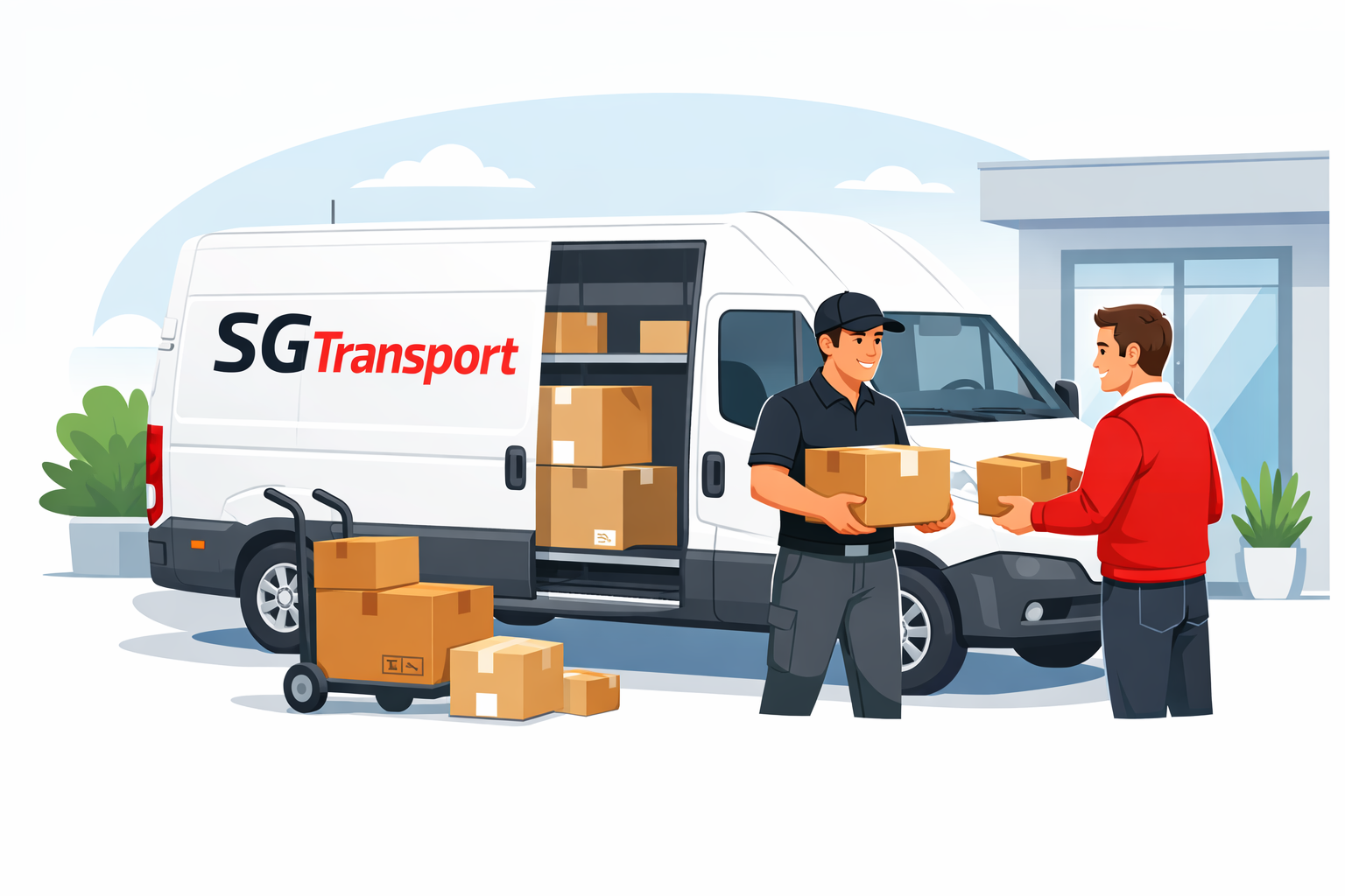 SGTransport team aan het werk